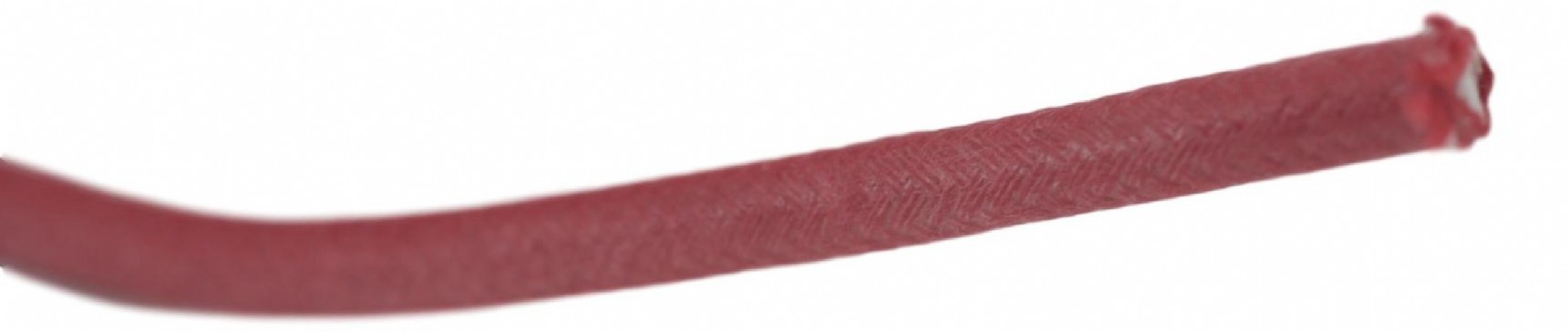 2.5 qmm. katoen omwikkelde stroomdraad, Rood Histoparts