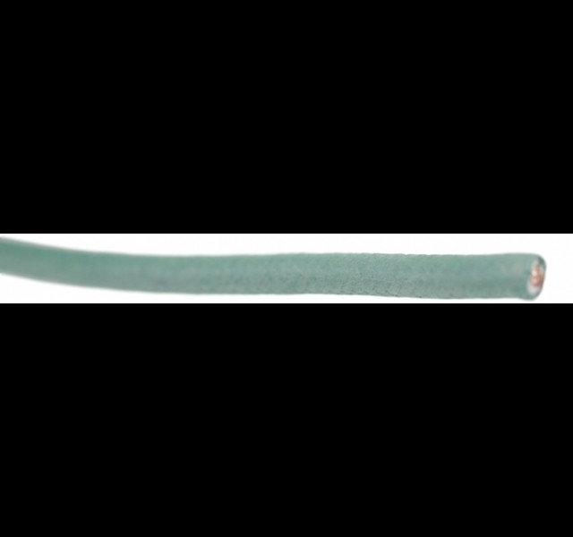 2.5 qmm. cloth covered, old style wire, Green Histoparts