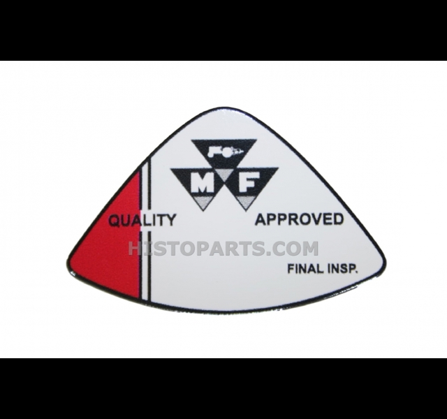 MF135, Quality approved inspectie stikker