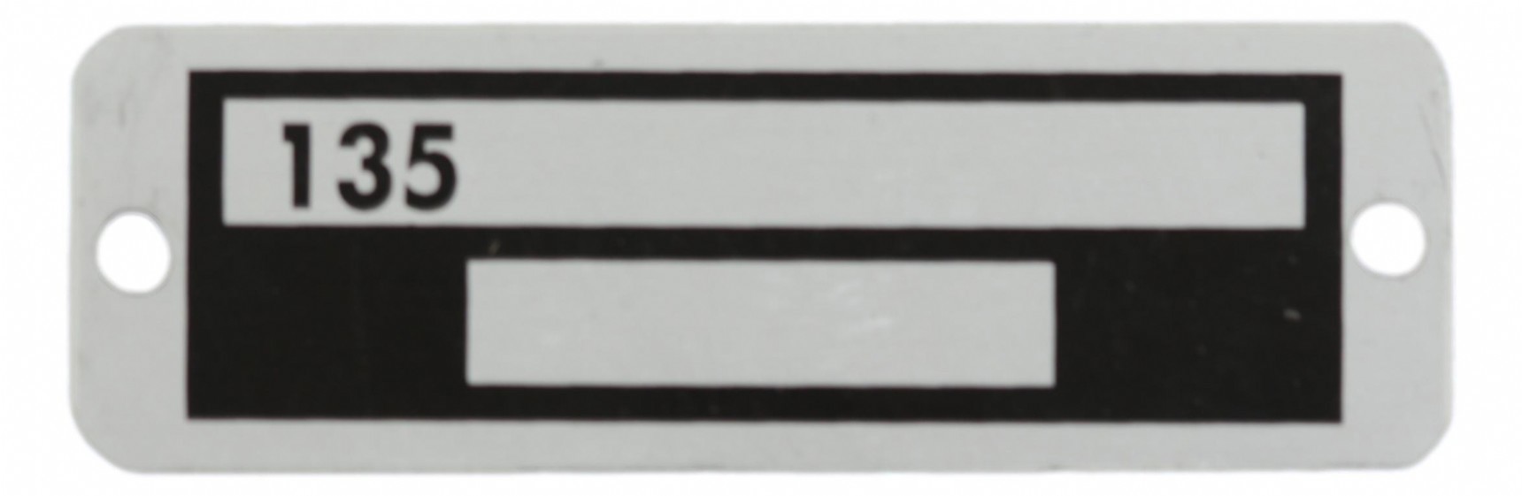 MF135 serienummer plaatje