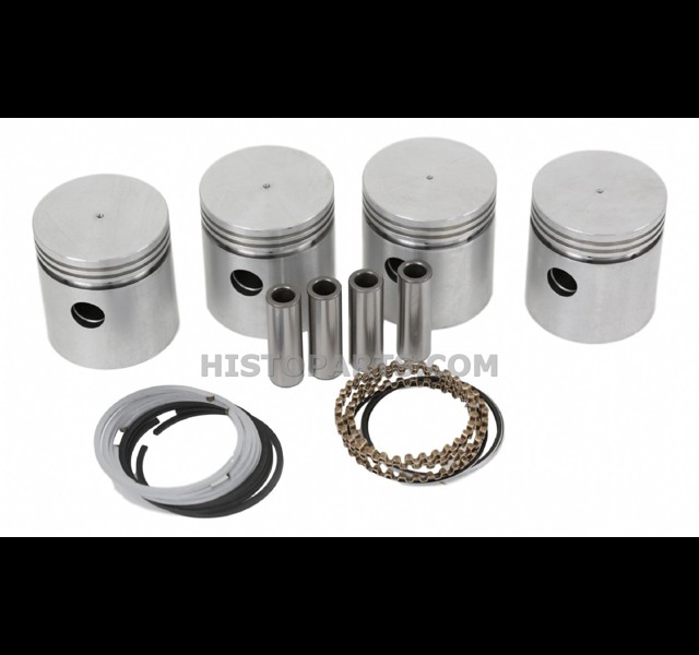 Piston and ring set, 0.040". Farmall Cub.