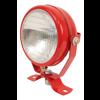 Ploeglamp met metalen behuizing.