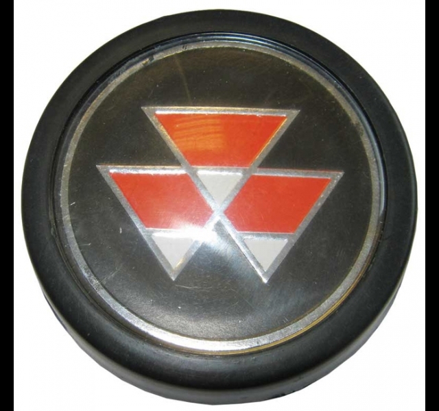 Steering wheel cap with logo