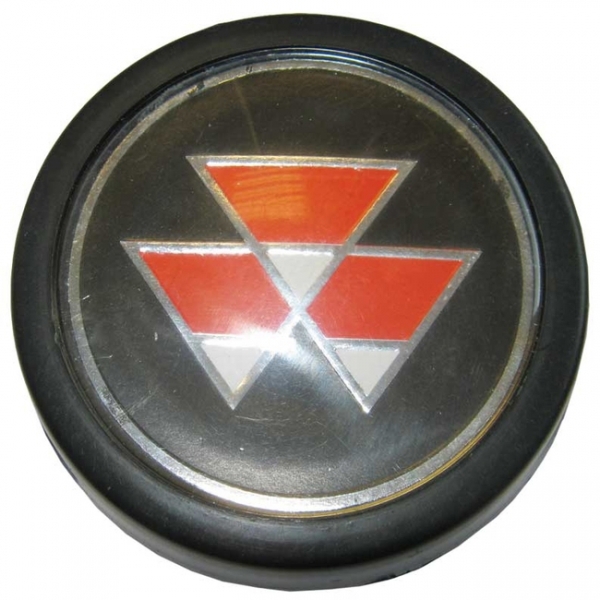 Stuurwieldop met MF logo.