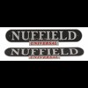 Aluminium Nuffield Universal emblemen set