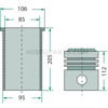 MWM D211, piston ring and liner kit Histoparts