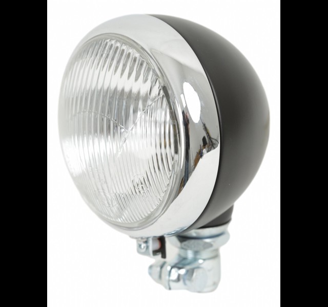 productfoto van Koplamp set met chrome ring en buismontage onder 