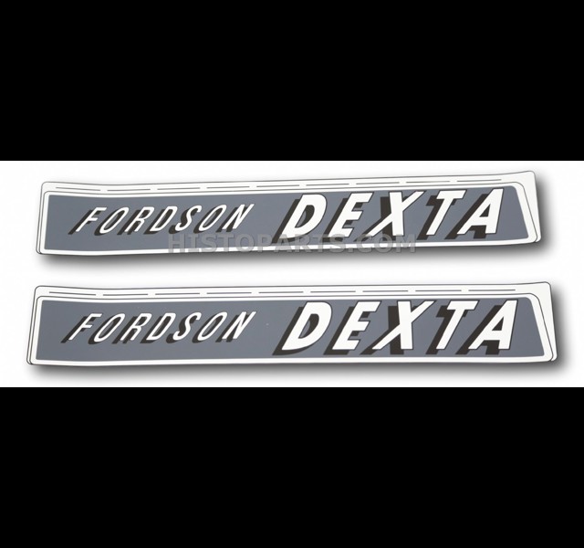 Fordson Dexta bonnet decal set