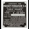 Type plaatje Franse MF135