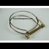 Oud model slangklem, 70 - 90 mm.