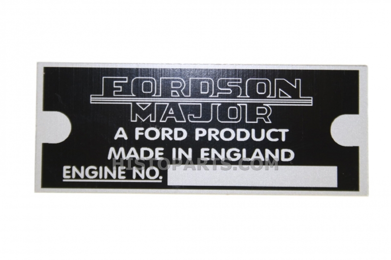 Typeplaatje Fordson Major