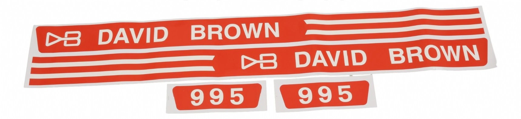 Motorkap stikkerset David Brown 995,