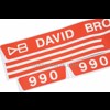 Bonnet decals set David Brown 990.