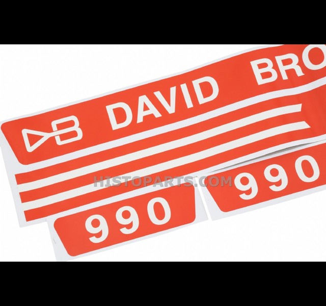 Bonnet decals set David Brown 990.