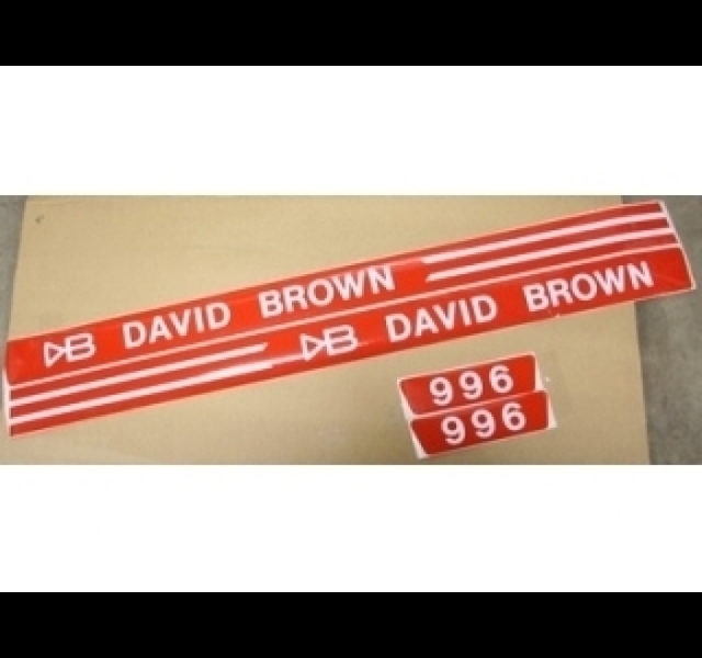 Bonnet decals set David Brown 996.