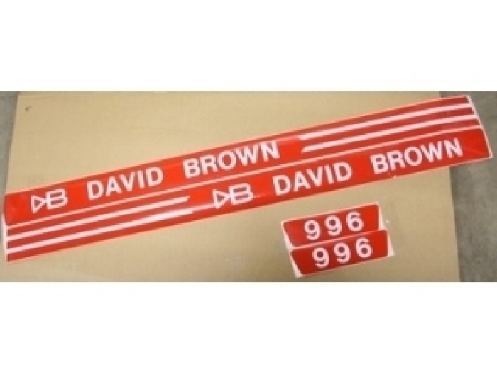 Bonnet decals set David Brown 996.