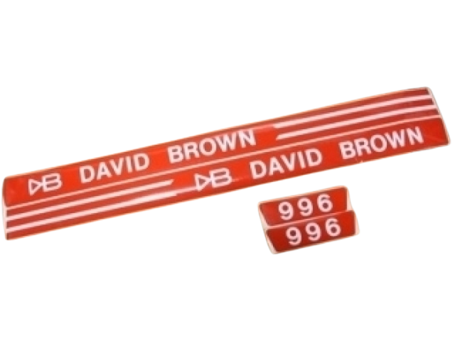 Bonnet decals set David Brown 996.