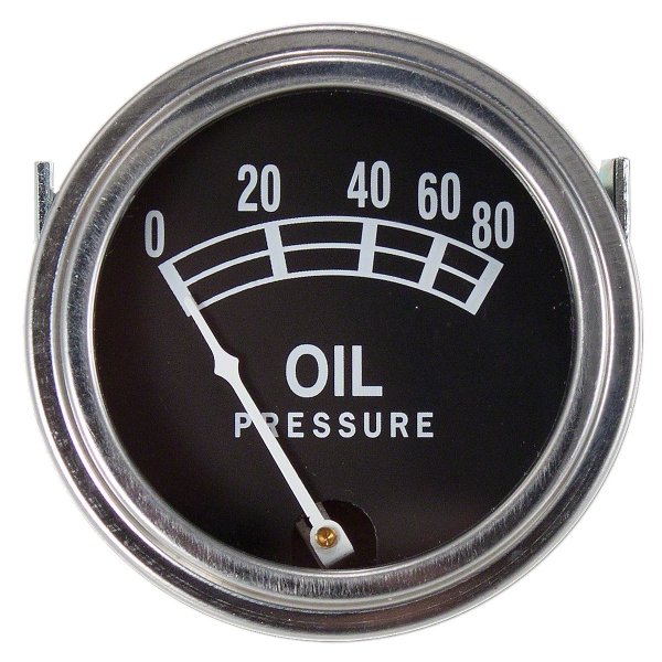 Oliedrukmeter, 0-80 Lbs