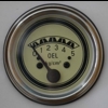 Oliedrukmeter 0-5 bar 52mm, inbouw