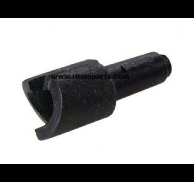 Steering wheel starter crank. John Deere