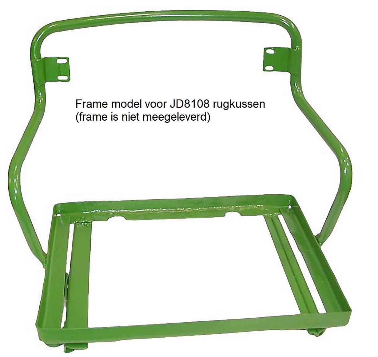 Back rest Seat cushion, Yellow. John Deere A - 830 Histoparts