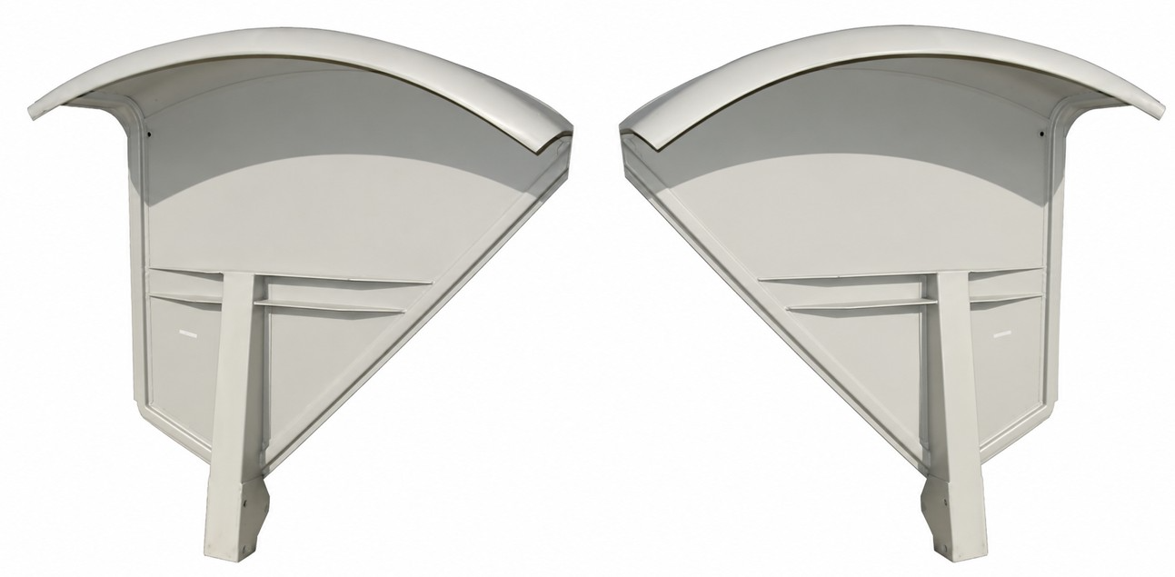 Spatborden set (2 stuks) John Deere A, B & G. 1939-1950