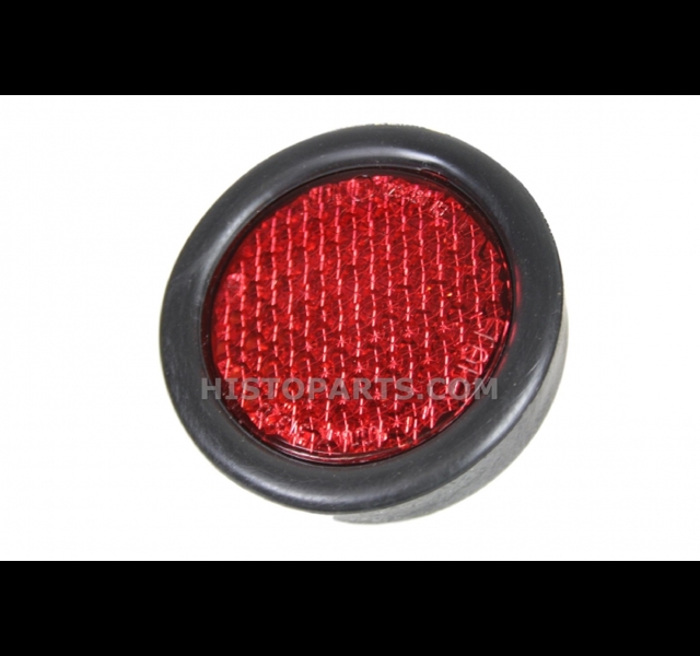 Reflector met rubberen rand