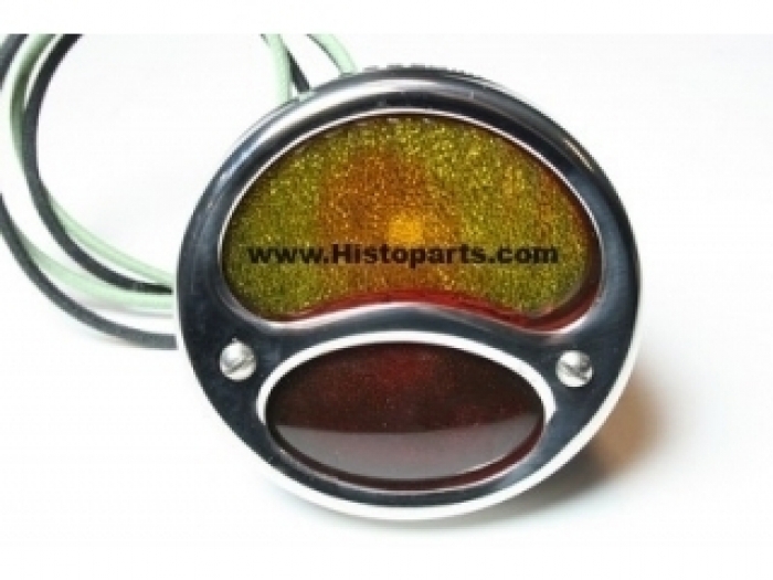 productfoto van Achterlicht met knipperlicht, RVS, behuizing