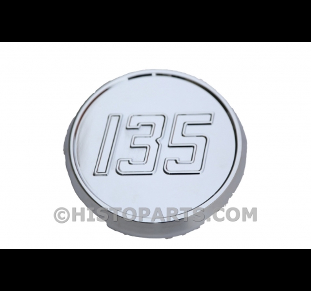 Cast bonnet side emblem , MF135