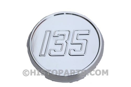 Cast bonnet side emblem , MF135