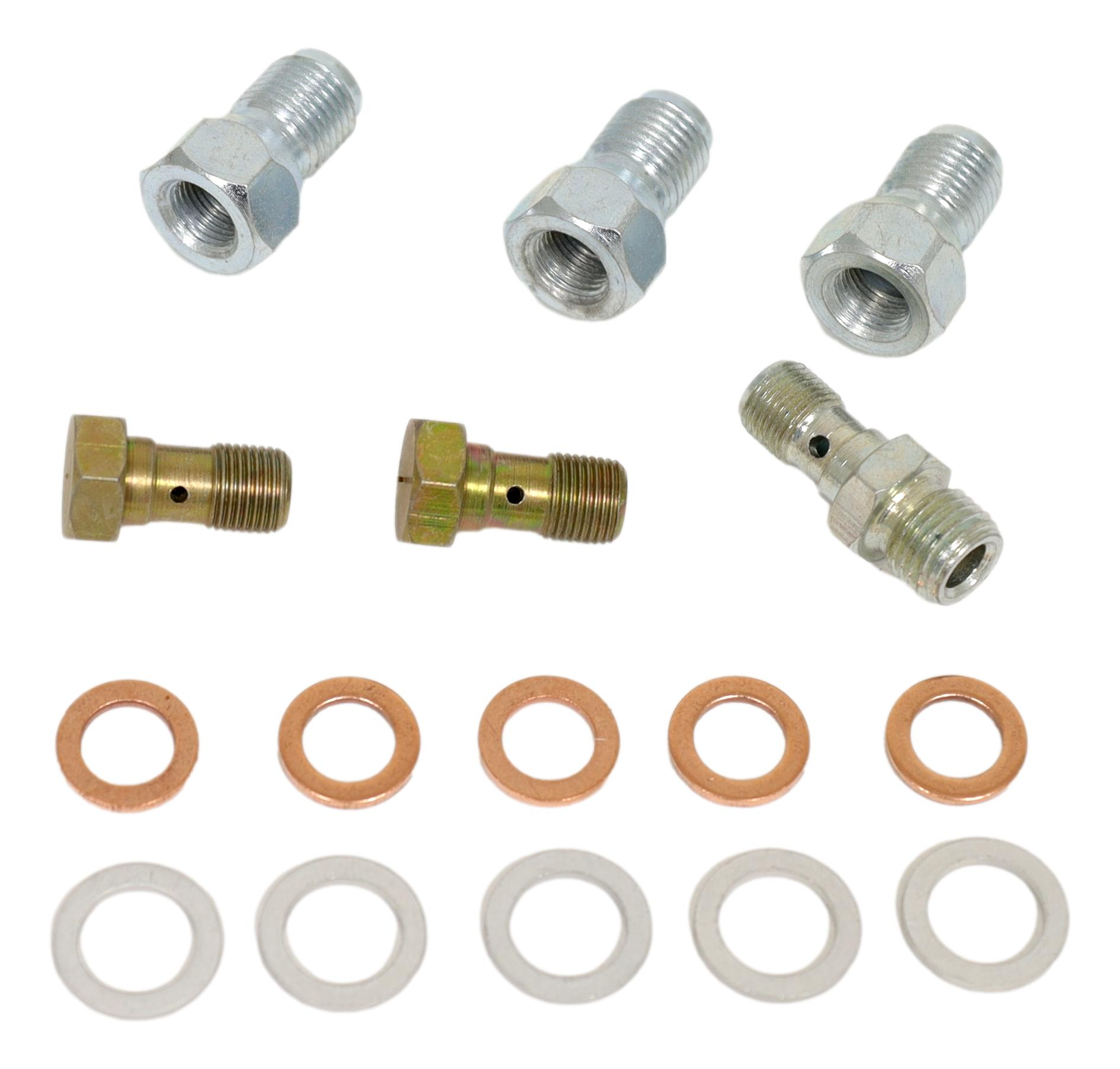 Holbout, nippel en ringen set. lekleiding, MF35/3