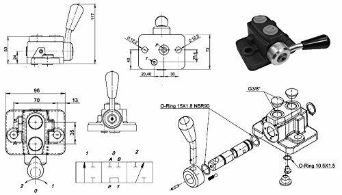 productfoto van Hydrauliek verdeelblok,