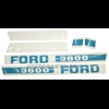 Ford 3600 Bonnet decal set