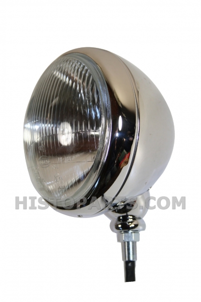 productfoto van 7 Inch Lucas model koplamp 17 cm diameter glas