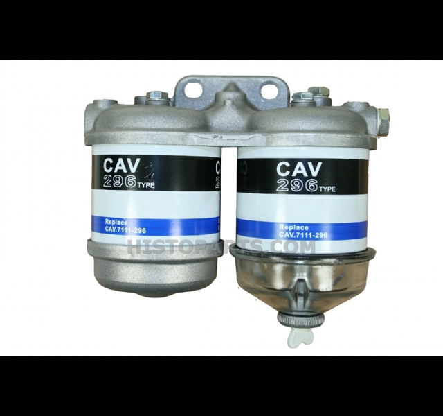 Dual fuel filter assembly.