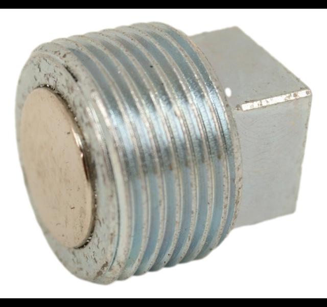 Aftapplug, 3/4" met magneet. Ford 1000 series