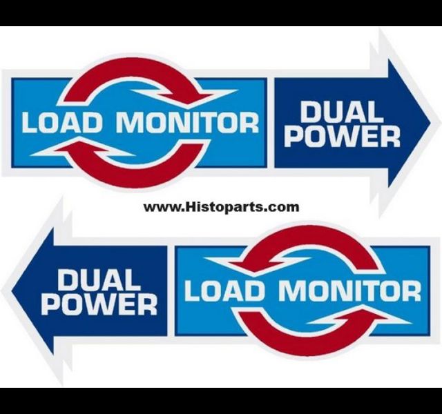 Ford Load monitor Dual power stikkerset
