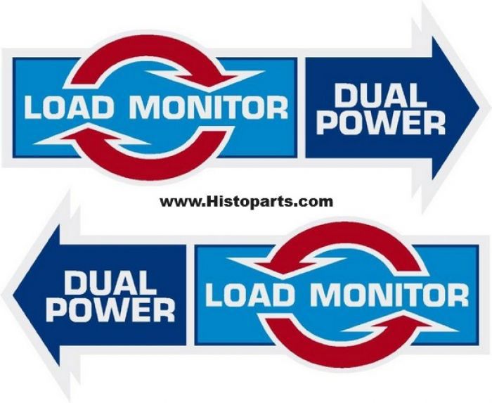 Ford Load monitor Dual power stikkerset