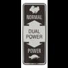 Dual Power shift position decal