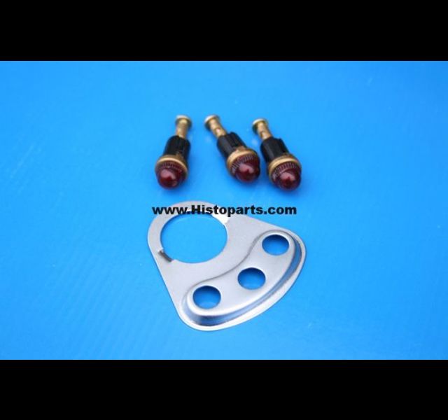 Dash light kit with footplate