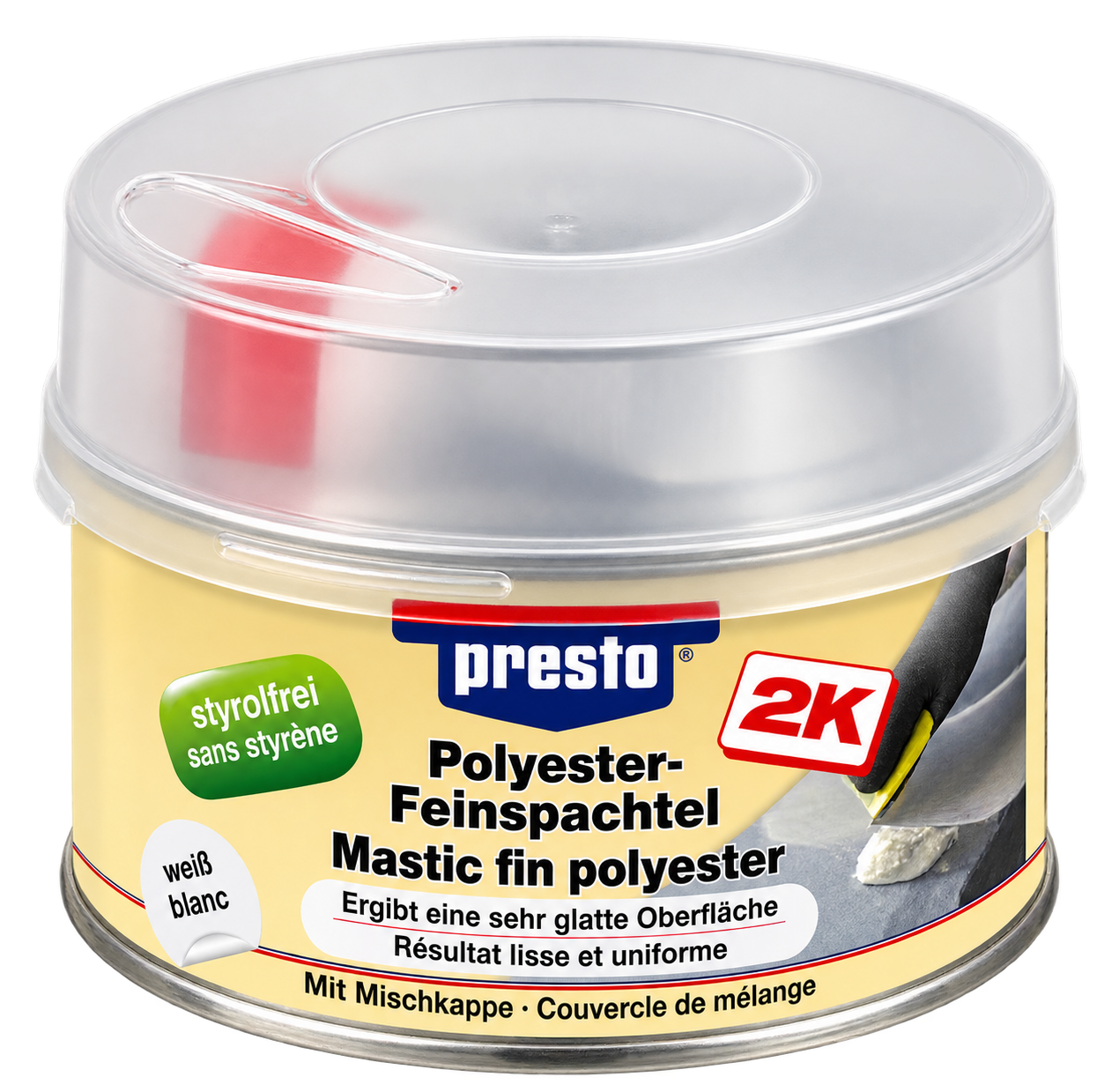 Polyester plamuur. 500 gr.