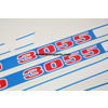 Ford 3055 bonnet decal set, 6 decals Histoparts