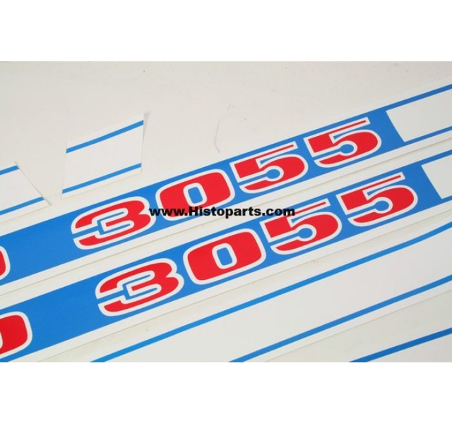 Ford 3055 bonnet decal set, 6 decals Histoparts