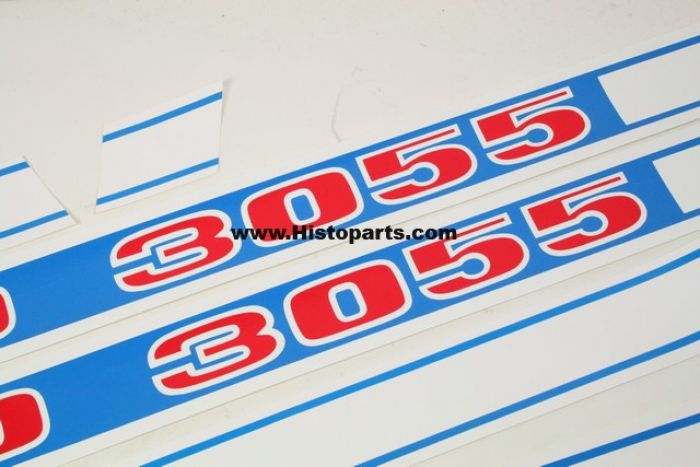 Ford 3055 bonnet decal set, 6 decals Histoparts