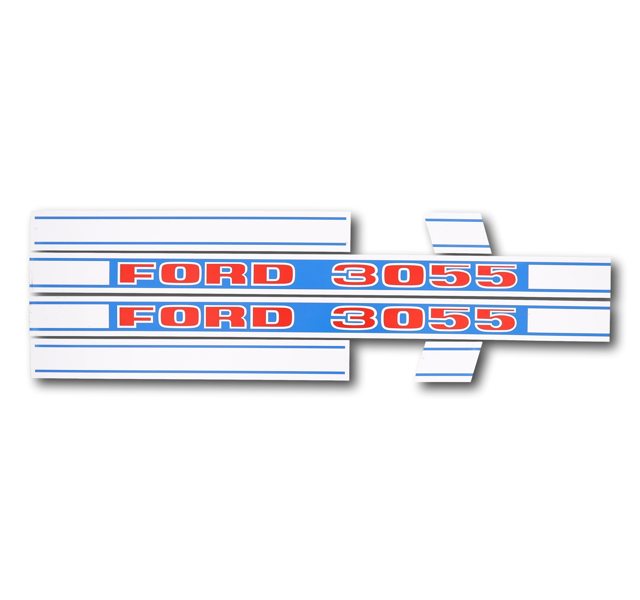 Ford 3055 bonnet decal set, 6 decals