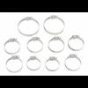 Waterslang klemmen set Fordson Dexta, Super Dexta