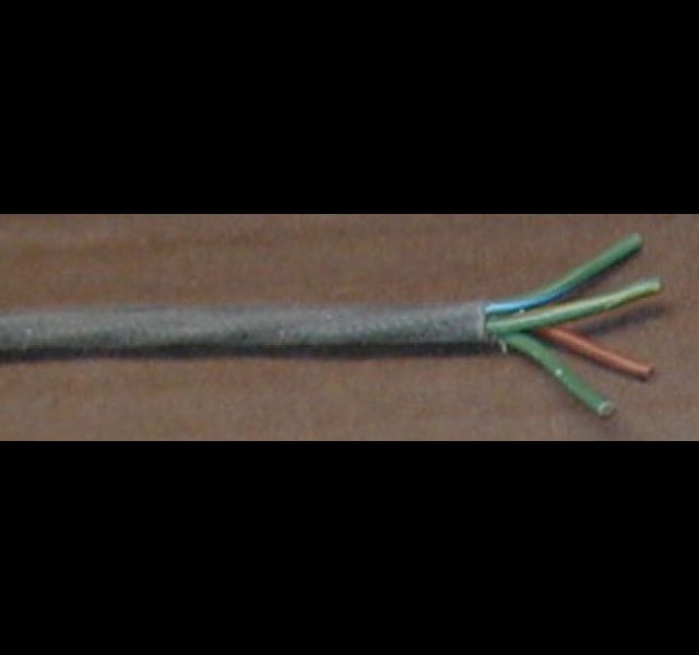 Manette control cable 4 x 1 qmm. with cotton braided cover.