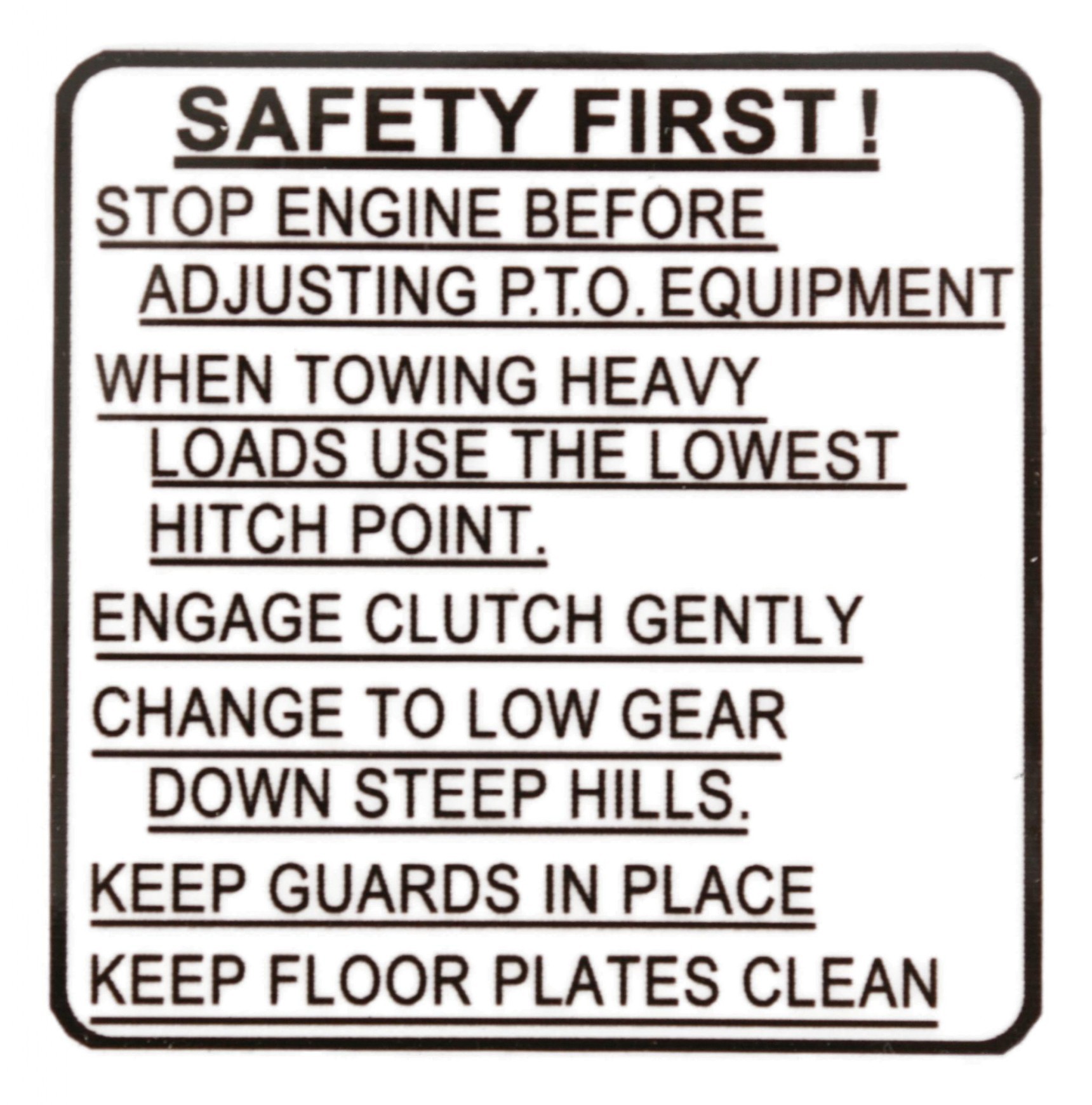 Nuffield Fuel tank decal