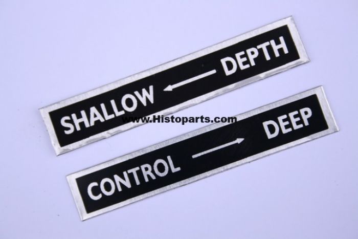 Nuffield Depth control decal set