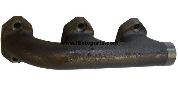Achterste spruitstuk deel. International 414 & 436 motor